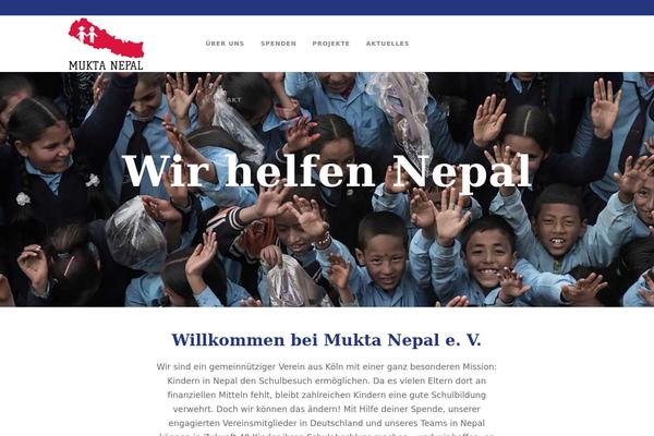 Bridge Child theme site design template sample
