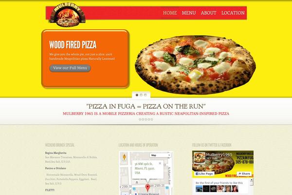 MyCuisine theme site design template sample