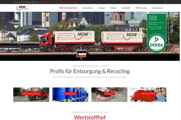 Responsive theme site design template sample