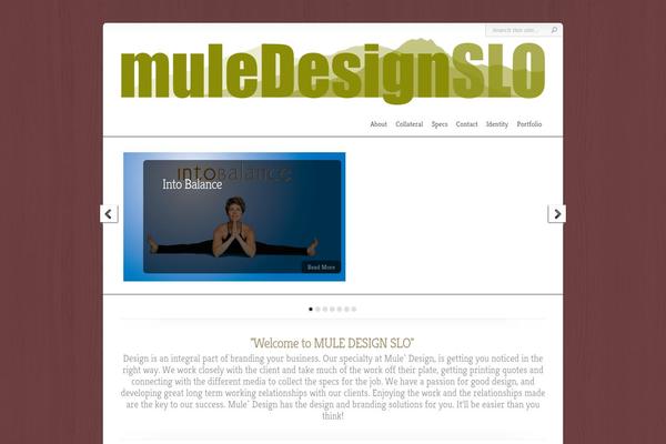 Chameleon theme site design template sample