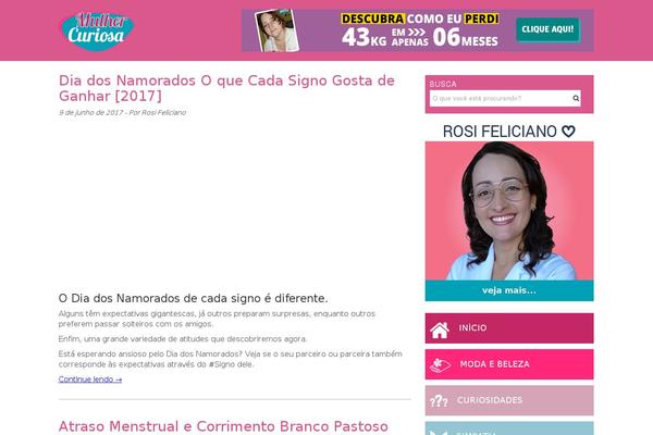Blossom Feminine theme site design template sample
