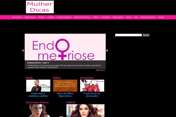 mulherdicas.com site used Zun-theme