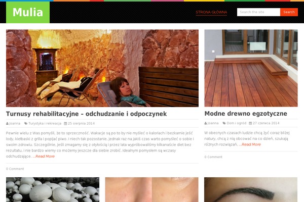 Spike theme site design template sample