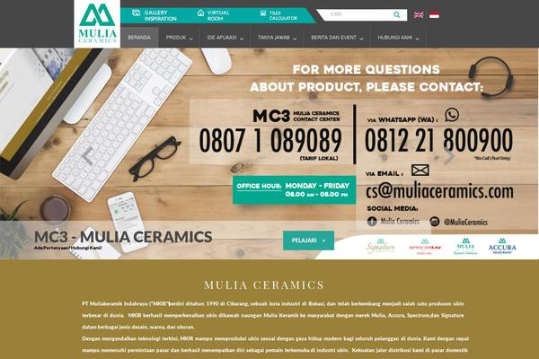muliaceramics.com site used Theme53781