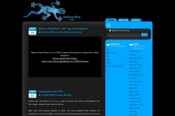 WordPress website example screenshot