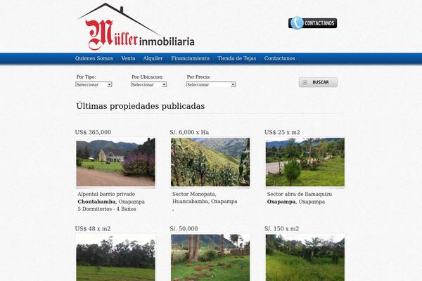 mullerinmobiliaria.com site used Realagent