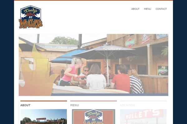 BBQ theme site design template sample