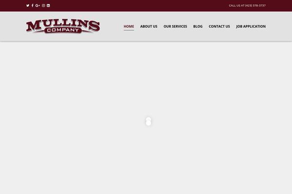 The-core-child theme site design template sample
