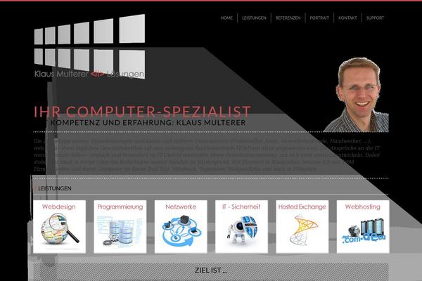 MORE theme site design template sample