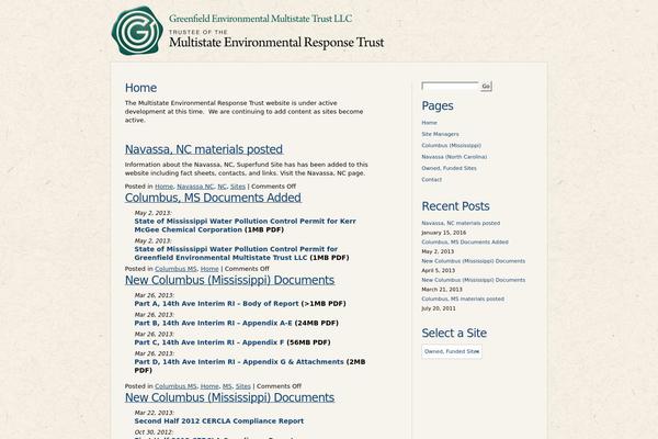 Site using Dropdown Menu Widget plugin