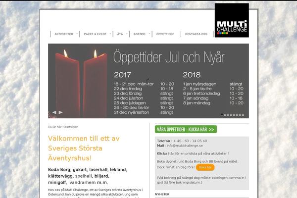 Site using Speed Contact Bar plugin
