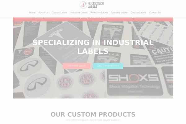 Zerif Pro theme site design template sample