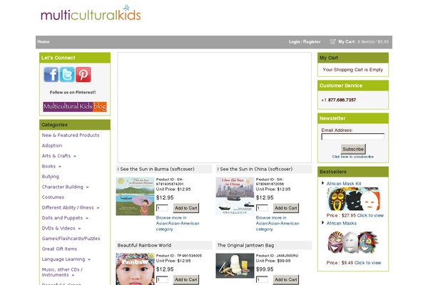 multiculturalkids.com site used Fixed Blix