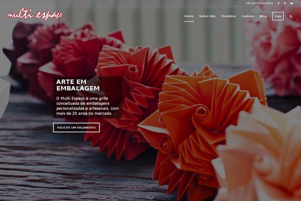 Enfold theme site design template sample