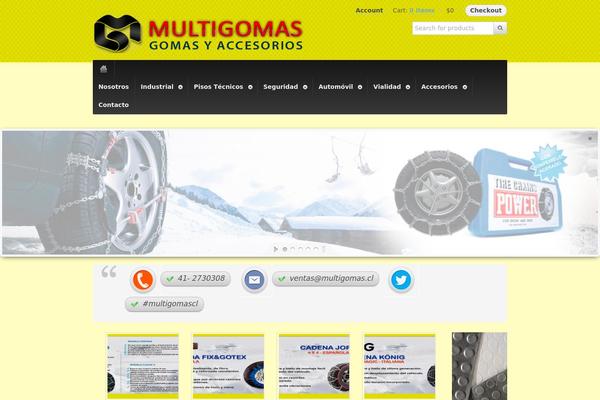 multigomas.cl site used Sliding