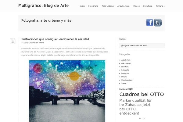 Orbital theme site design template sample