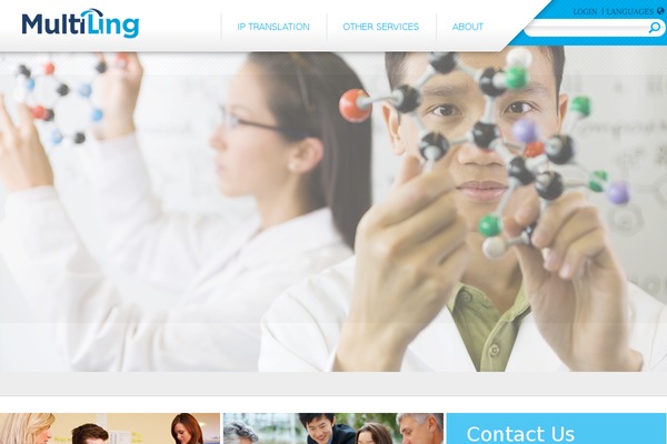 Multiling theme site design template sample