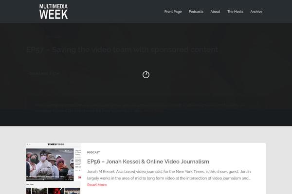 Podcaster theme websites examples