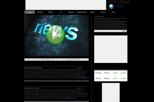 Site using Custom-stock-widget plugin