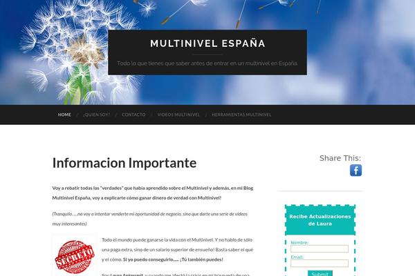 Hemingway theme site design template sample