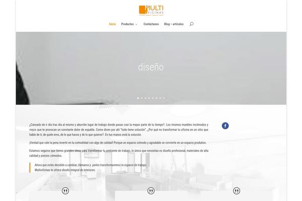 Divi theme site design template sample