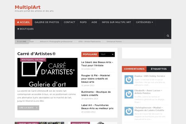 NewsOnline theme site design template sample