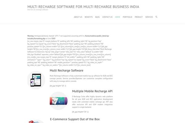 The7 theme site design template sample