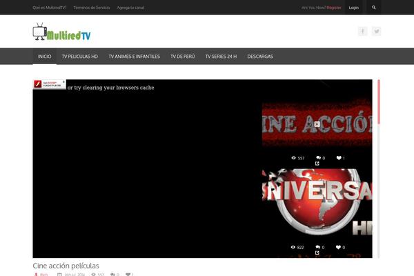 BeeTube theme site design template sample