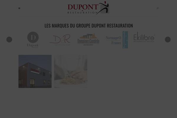 multirestauration.com site used Dupont