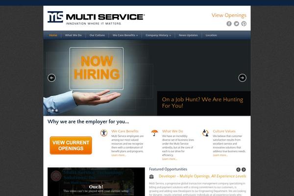 Modernize V2.2.3 theme site design template sample