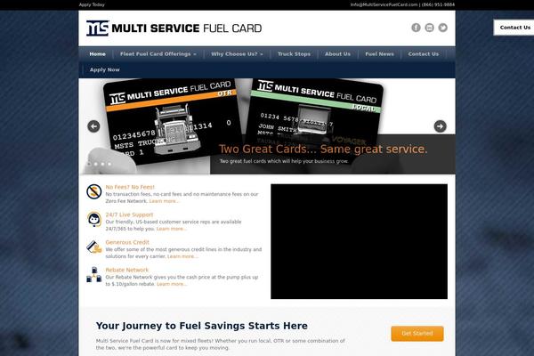 Modernize theme site design template sample