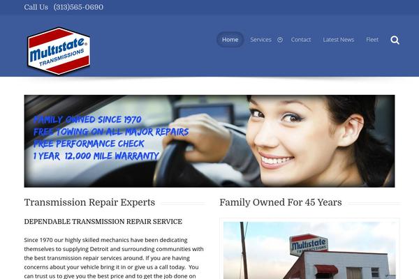 Mustang theme site design template sample