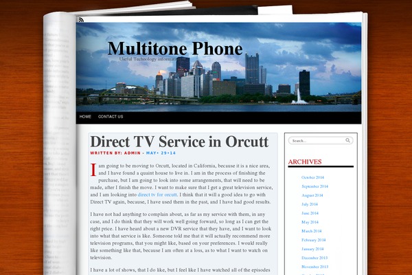 Fresh Ink Magazine theme site design template sample