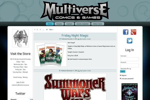 Site using Magic the Gathering Card Tooltips plugin