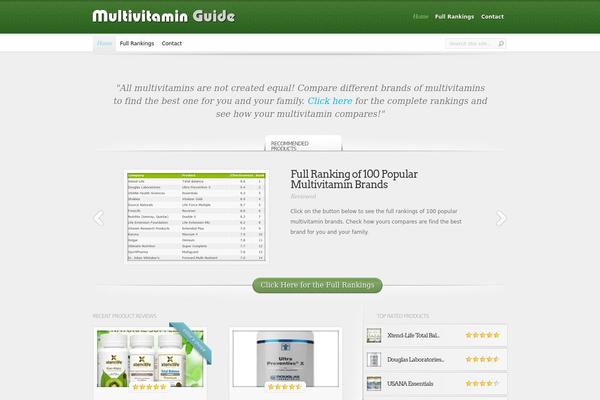 InReview theme site design template sample