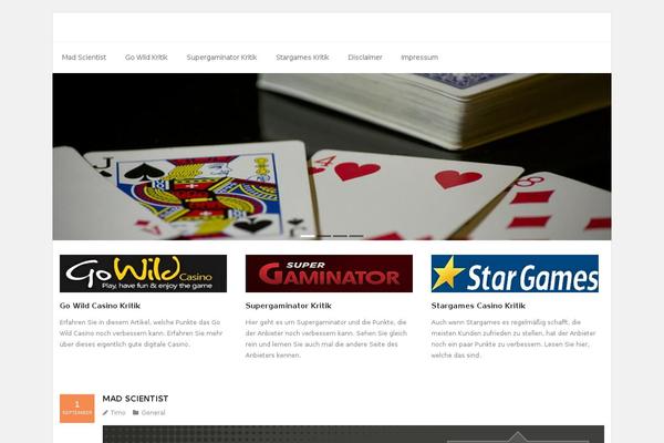 Sento theme site design template sample