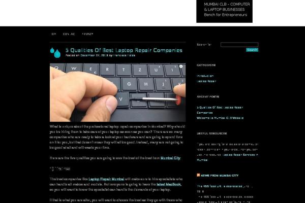 Bwater theme site design template sample