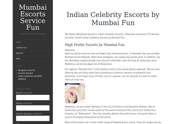 Flat theme site design template sample