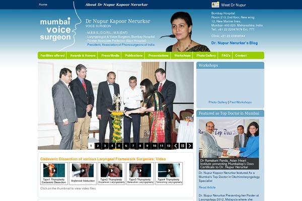 mumbaivoicesurgeon.com site used Dilectio