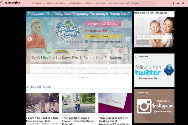 Flex Mag theme site design template sample
