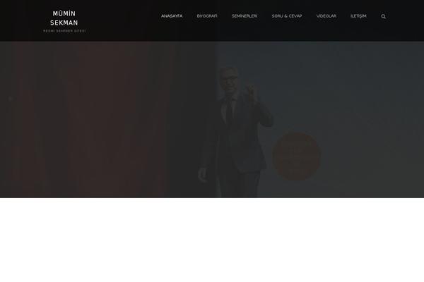 The-core-child theme site design template sample