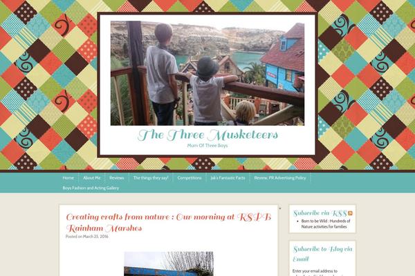 Patchwork theme site design template sample