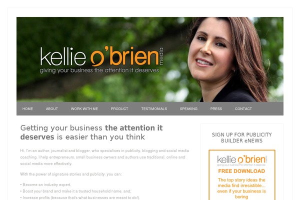 Site using Genesis Slide-in Widget plugin