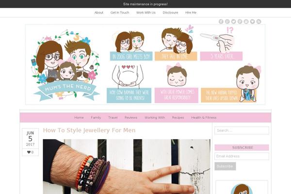 Rebecca theme site design template sample