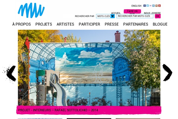 Site using fw-vimeo-videowall plugin