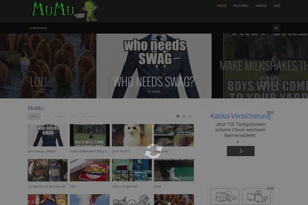 Truemag theme site design template sample