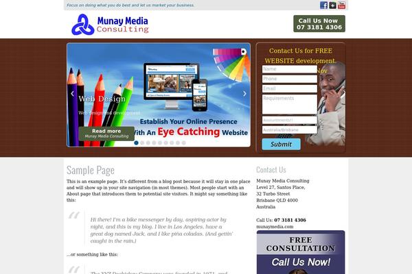 Site using Wpglow-builder plugin