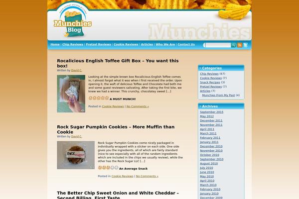 Munchies theme site design template sample