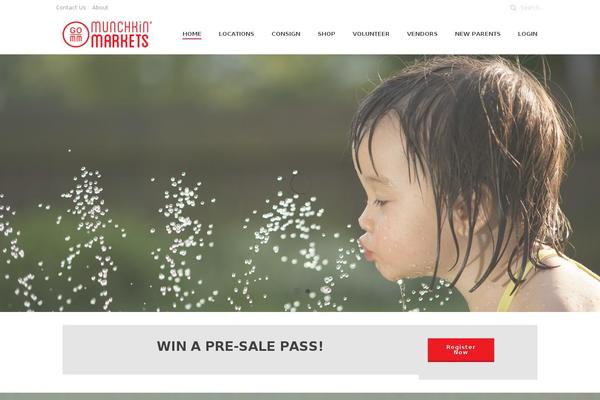 Jupiter Child theme site design template sample