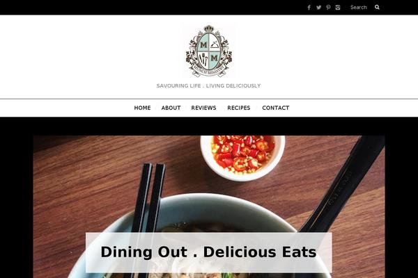SimpleMag child theme site design template sample
